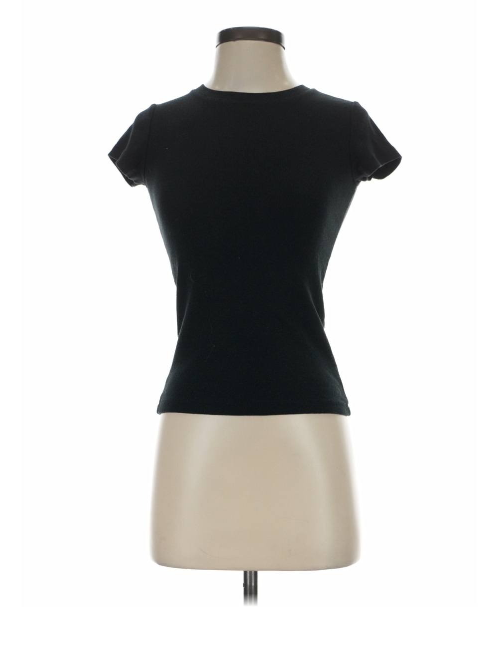 Club Monaco Black Short Sleeve Crewneck Tee